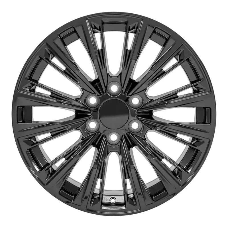 20-Inch Replacement Black Wheel For Chevy Trucks. Ca93 Replica Rim 20X9 9511015 1
