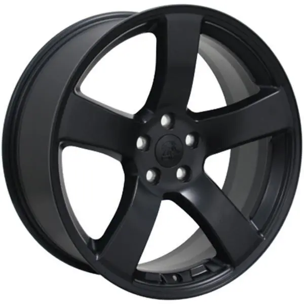 20-Inch Satin Black Wheel Replacement For Dodge Challenger 2009-2017. Replica Rim 9472107 1