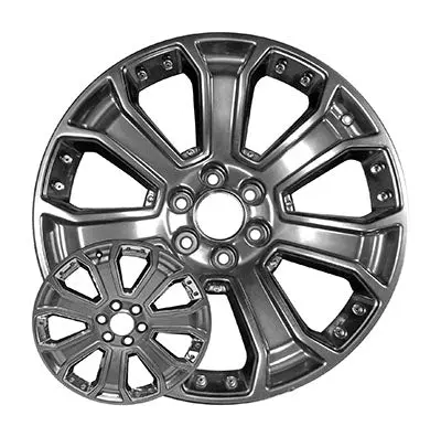 22-In Gmc Sierra 1500 Rim Aly05660 2014-2019 Hypersilver Oem Wheels 19301190 1