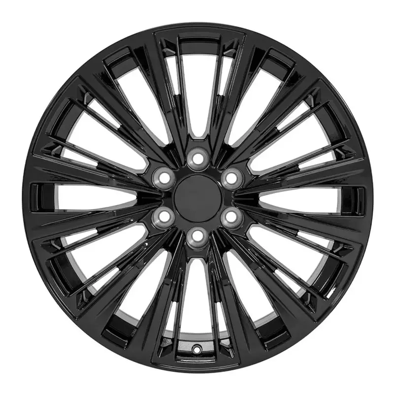 22-Inch Black Wheel For Chevy Trucks. Ca93 Replica Replacement Rim 22X9 9511018 1