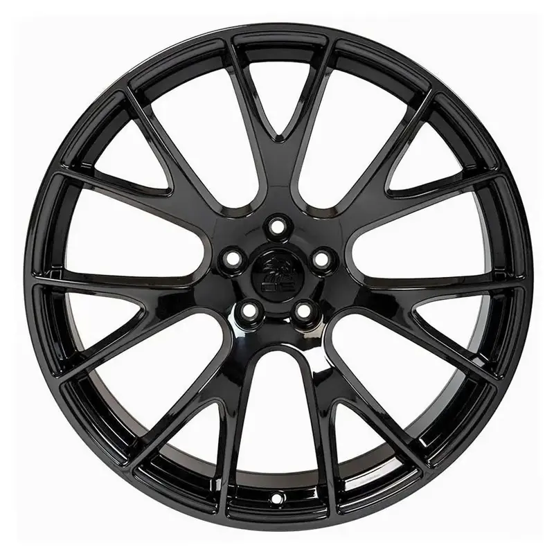 22-Inch Black Wheel Replacement For Chrysler 300. Dg15 Hellcat Replica Rim 22X9 1