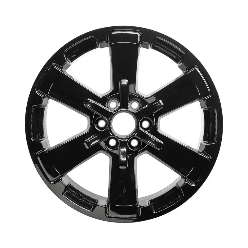22-Inch Gm Chevy Trucks Wheel Replacement Black Replica Rim 5662 1