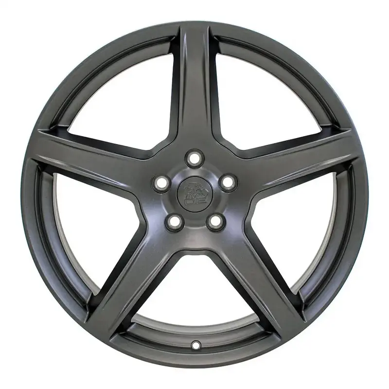 22X9.5 Gunmetal Wheel Replacement For Jeep Grand Cherokee. Dg22 Replica Rim 1