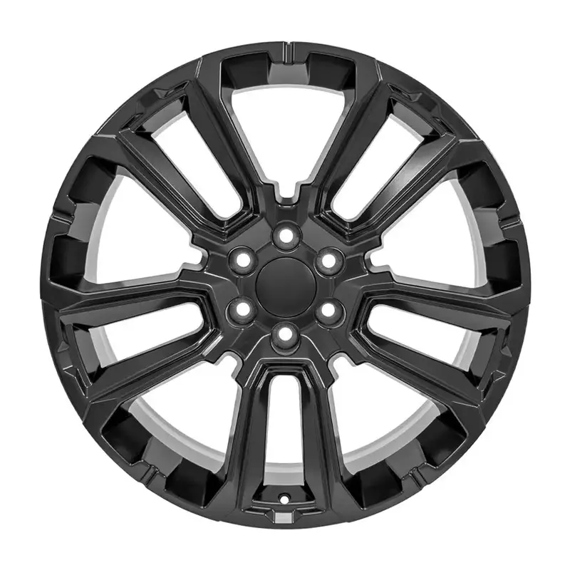 24-Inch Satin Black Wheel Replacement For Cadillac Escalade. Cv68 Replica Rim 24X10 1