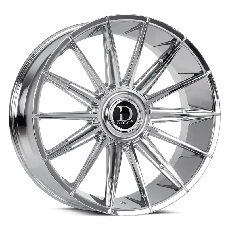 24X10 Dolce Chrome Mirelli Rims 6X139 6X135 1