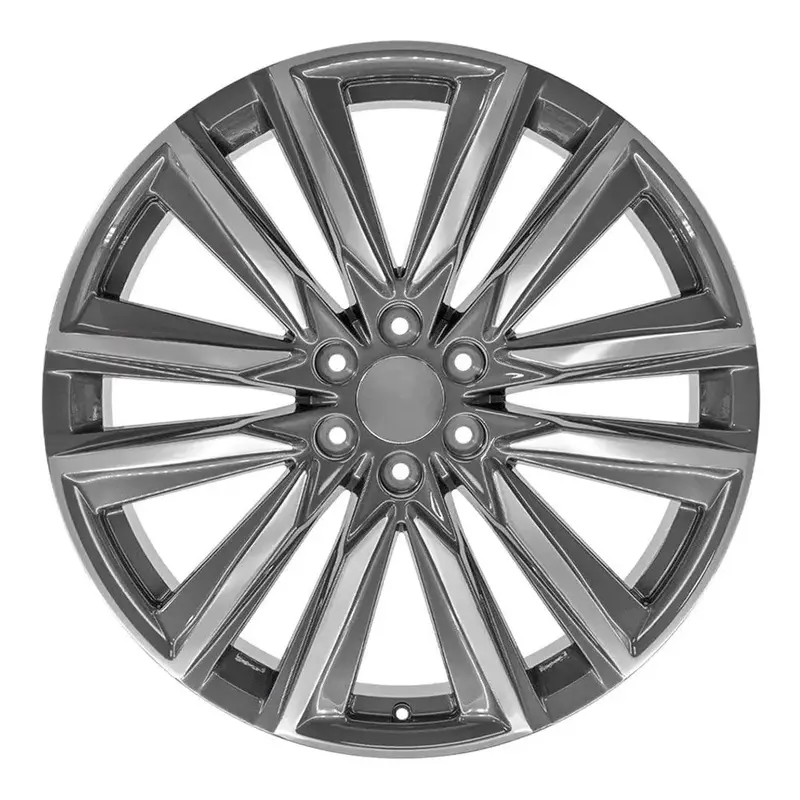 24X10 Gunmetal Wheel Replacement For Cadillac Escalade. Ca91 Replica Rim 1