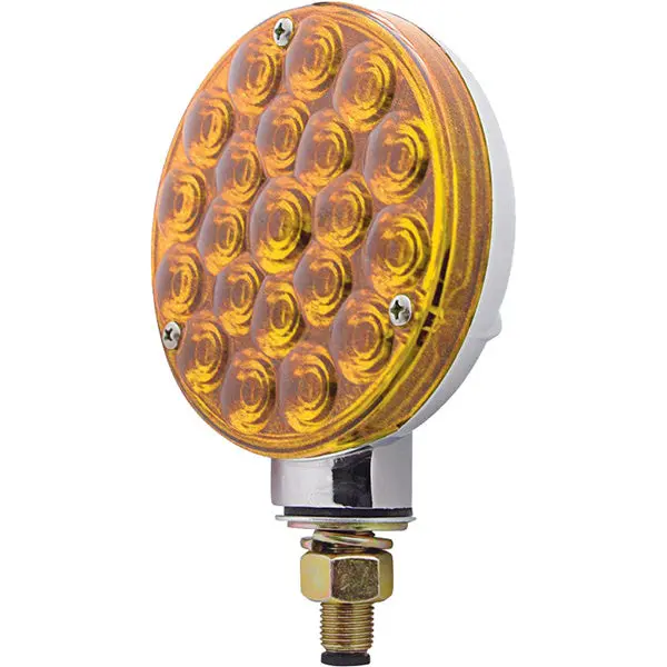 4" Led Stud Mount Tail Light Amber 1