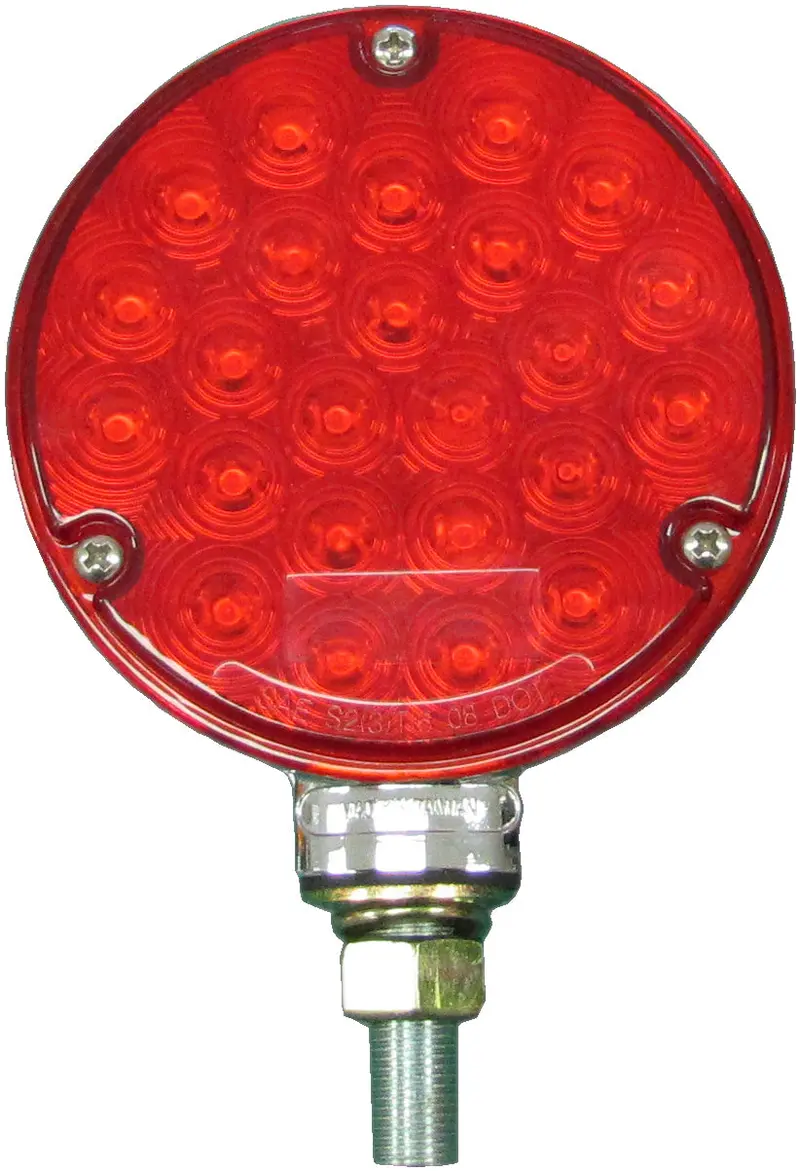 4" Led Stud Mount Tail Light Red 1