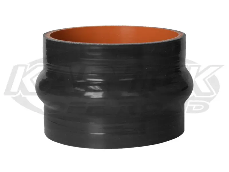 4-Ply Black Silicone Turbo Intake Hump Hose Couplers 4" Inside Diameter 4-3/8" Outside Diameter 1