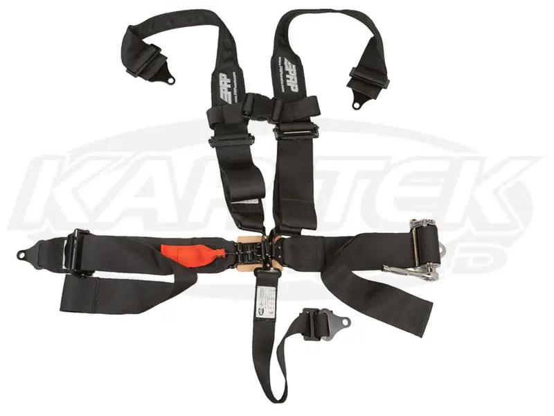 5.3 Ratchet Bolt-In Seat Belt Black 1