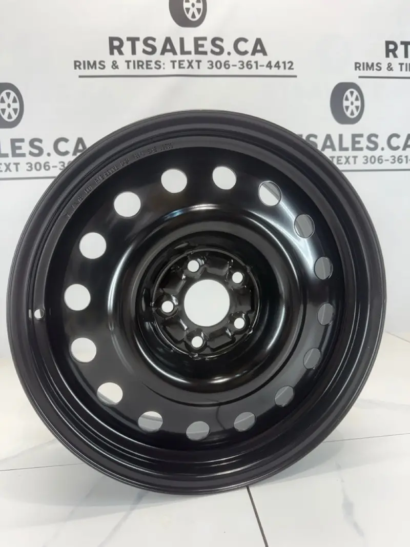 5X105 Black Steel Rims 16" & 17" 1