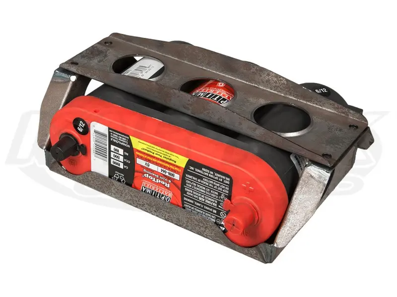 6V Series Side Mount Battery Box Optima 6V Redtop 1