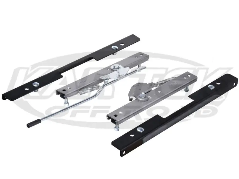 Adjustable Seat Slider Mounts With Angle Brackets For One Seat For Use With Ddseatmntd Weld-On Mount 1