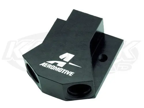Aeromotive High Flow "Y" Block (1) Orb-10 Port To (2) Orb-08 Ports 1