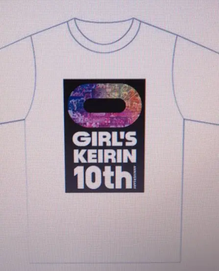 All Girl's Keirin 10Th Anniversary T-Shirt 1
