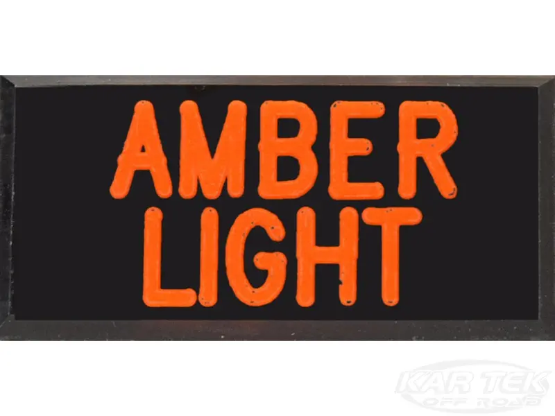 Amber Light Dash Badge Self Adhesive Id Label For Your Indicator Lights Or Switches 1