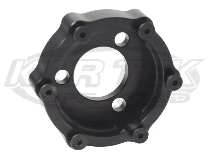 Anodized Black 3 Bolt Grant Pattern To 6 Bolt Momo / Sparco / Nrg / Mpi Pattern Steering Wheel Adapt 1