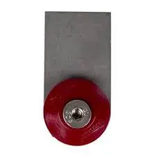 Autofab Body Panel Mounting Tab With Red Urethane Washer, Allen Bolt And Nyloc Nut 1