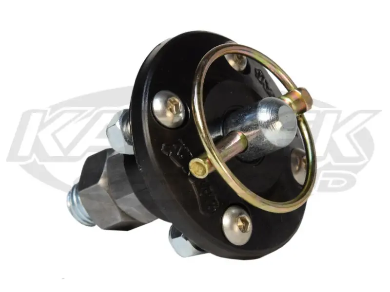 Autofab Complete 2-9/16" Black Urethane Hood Pin Bushing Assembly With Q-Clip, Bolts And Nyloc Nuts 1