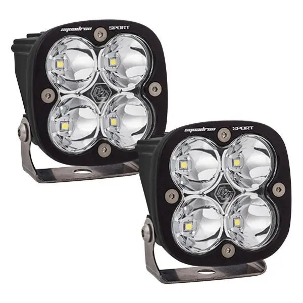 Baja Designs Par De Neblineros Squadron Sport Cuadrado - Led Blanco Haz Puntual 1