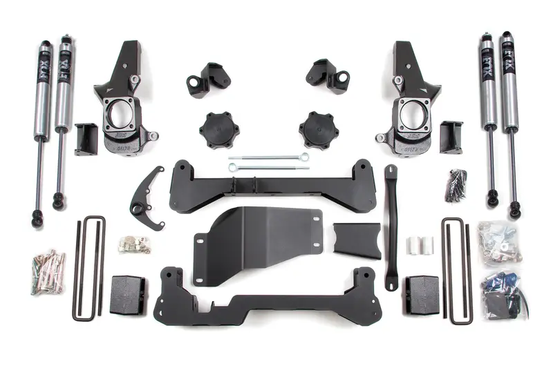 Bds Suspension 01-10 Chevy Silverado Gmc Sierra 2500Hd 3500Hd 4Wd 4.5 Inch Lift Kit Fox 2.0 Shocks 1