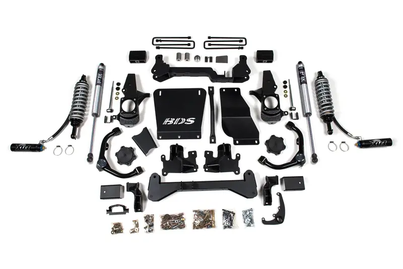 Bds Suspension 01-10 Chevy Silverado Gmc Sierra 2500Hd 3500Hd 4Wd 4.5 Inch Lift Kit Fox 2.5 Coil-Over Conversion Fox 2.0 Shocks 1
