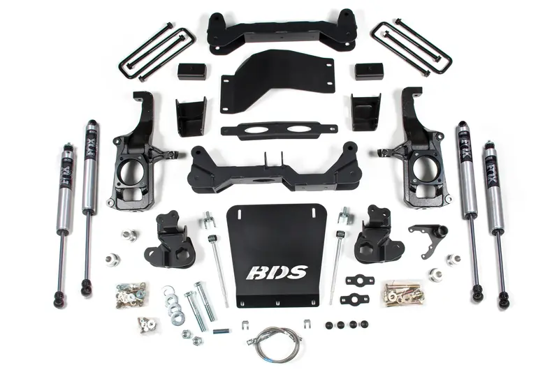 Bds Suspension 11-19 Chevy Silverado Gmc Sierra 2500Hd 3500Hd 4Wd 4.5 Inch Lift Kit Fox 2.0 Shocks 1