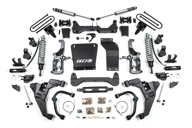 Bds Suspension 11-19 Chevy Silverado Gmc Sierra 2500Hd 3500Hd 4Wd 6.5 Inch Lift Kit Fox 2.5 Coil-Over Conversion 1
