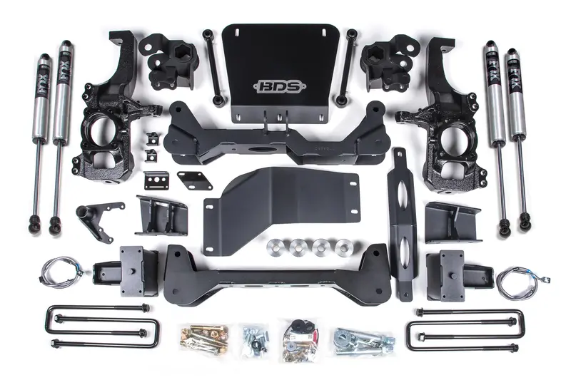 Bds Suspension 20-25 Chevy Silverado Gmc Sierra 2500Hd 3500Hd 4Wd 6.5 Inch Lift Kit Fox 2.0 Shocks 1