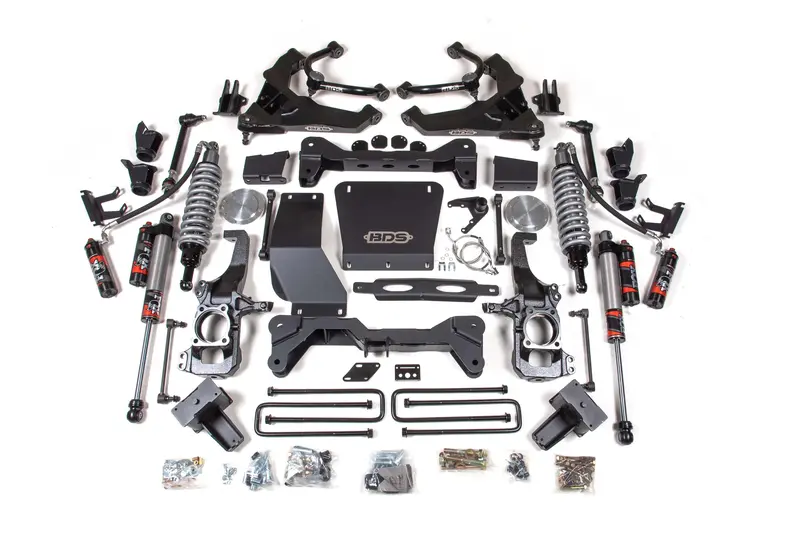 Bds Suspension 20-26 Chevy Silverado Gmc Sierra 2500Hd 3500Hd 4Wd 6.5 Inch Lift Kit Fox 2.5 Coil-Over Conversion 1