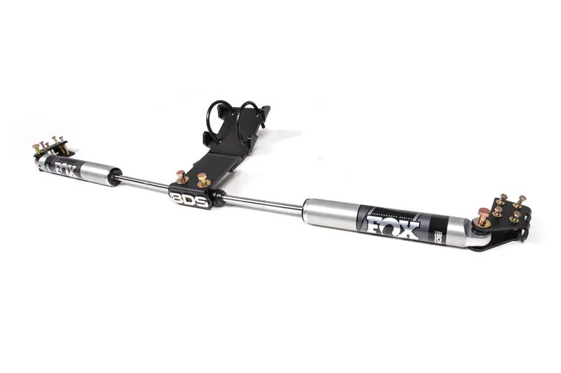 Bds Suspension 2017+ Ford F450/F550 Dual Steering Stabilizer Kit With Fox 2.0 Performance Shocks 1