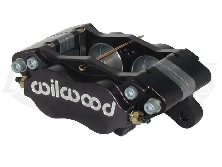 Billet Dynalite Four Piston Brake Caliper 1.75" Bore Pistons, 0.38" Rotor Width 1