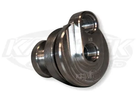 Billet Ecotec Remote Oil Cooler Adapater Aluminum 1