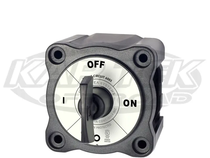 Blue Sea Systems M-Series Black Single Battery Cut Off Isolator Switch With Removable Key 1