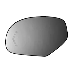 Burco - Driver Side View Mirror Heated Signal W Mount For Heated Cadi Chev Gmc Truck Lh Flat Signal Rsg 1