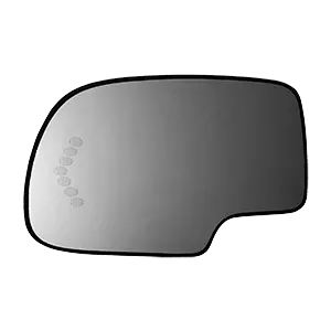Burco - Driver Side View Mirror Heated Signal W Mount For Heated Cadi Chev Gmc Truck Lh Power Flat Signal Rsg - 2734Hsrsg (Glass Only - Backing Plate Not Included) 1