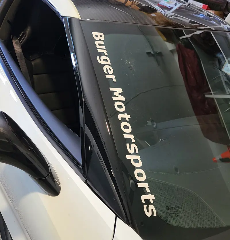 Burger Motorsports Large Decal Sticker 1