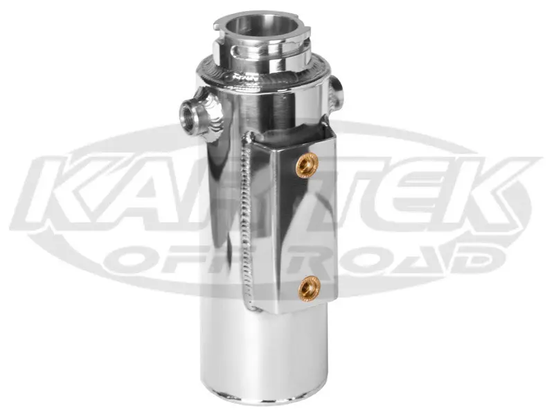 Cbr Performance Products Polished Aluminum 1 Quart Radiator Surge Tank 3" Diameter 9" Tall 1