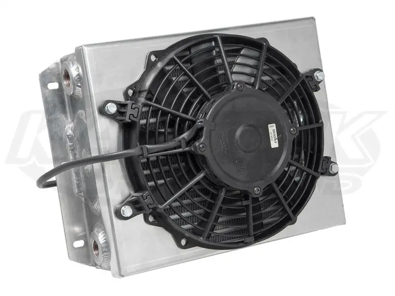 Cbr Small Off-Road Oil Cooler Single Pass, 9" Spal Fan 1