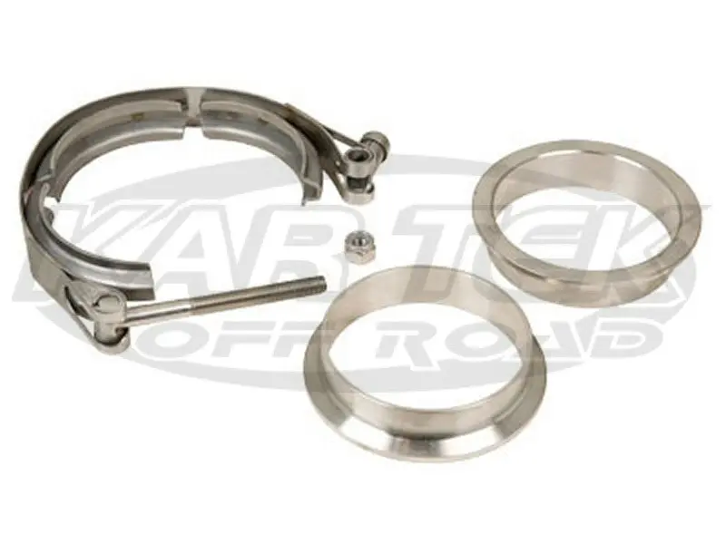 Clampco V-Band Exhaust Clamp Assembly Includes Clamp And Stainless Steel 2-1/2" Inside Dia. Coupling 1