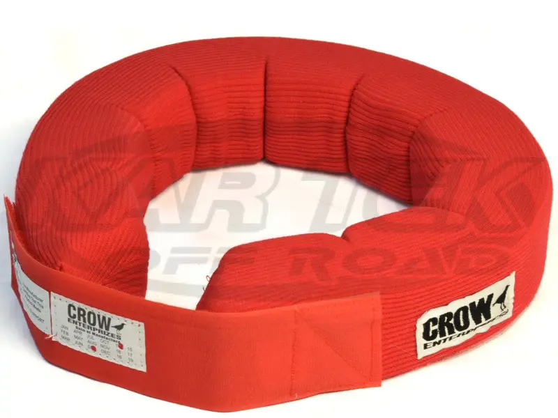 Crow Enterprizes Adult Red 360 Degree Knitted Helmet Support Neck Collar Sfi-3.3 Rated 1