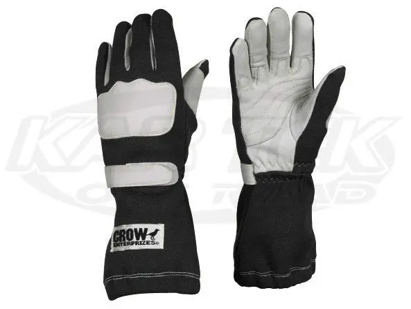 Crow Wing Black Driving Gloves Medium 1