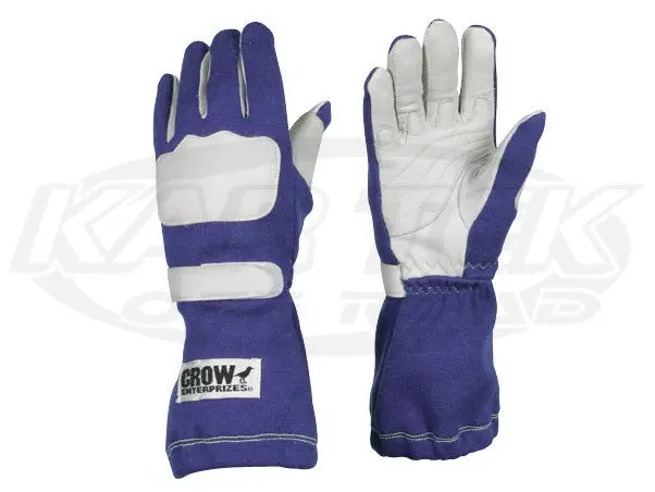 Crow Wing Blue Driving Gloves Medium 1
