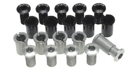 Dixna Aluminum Long Chainring Bolts And Nuts 1