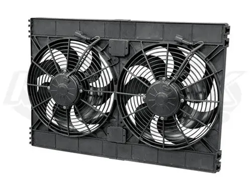 Dual 12" Curved Blade Extreme Performance Fans Puller 1