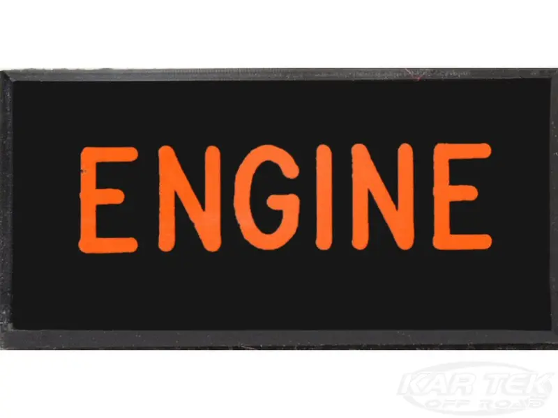Engine Dash Badge Self Adhesive Id Label For Your Indicator Lights Or Switches 1