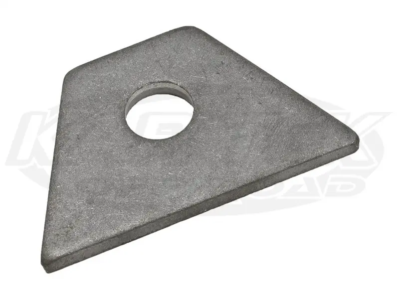 Flat Trapezoid Tabs 1/2" Hole, 7/8" Sf, 3/16" Thick, 4 Pack 1