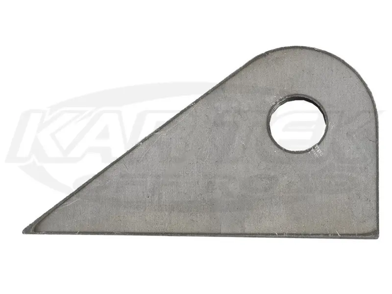 Flat Wing Offset Tabs 1/2" Hole, 1" Sf, 3/16" Thick, Pair 1