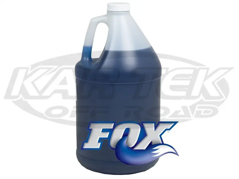 Fox 5W Blue Shock Absorber Oil For Factory Series Or Performance Series Shocks 1 Gallon Bottle 1