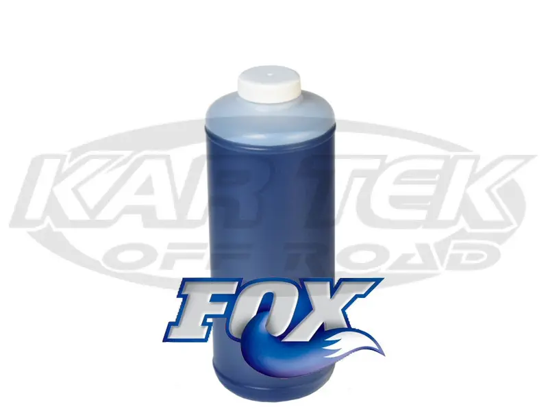 Fox 5W Blue Shock Absorber Oil For Factory Series Or Performance Series Shocks 1 Quart Bottle 1